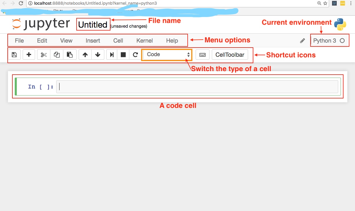 Notebook layout